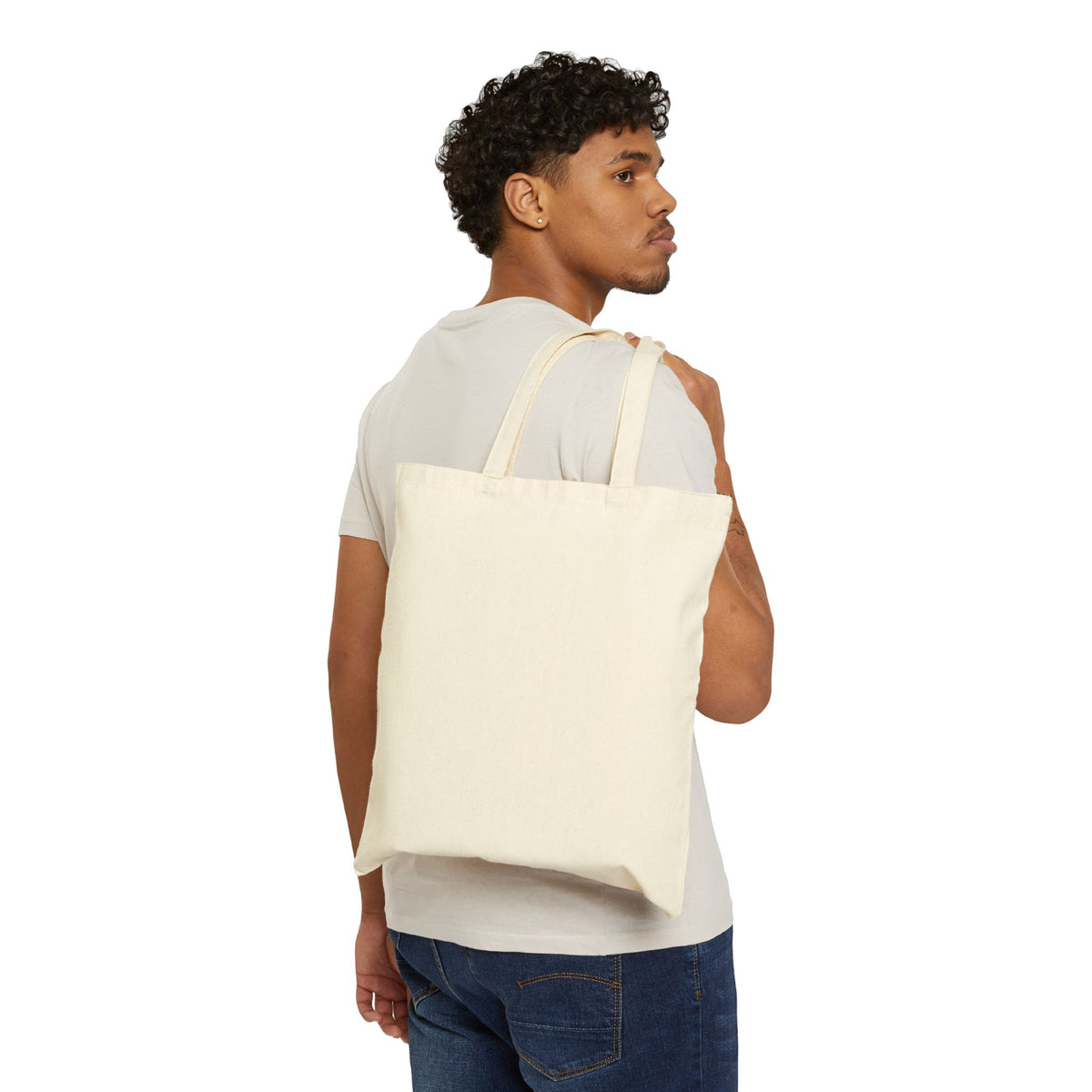 Just Popping to the Corner Shop Canvas Tote Bag
